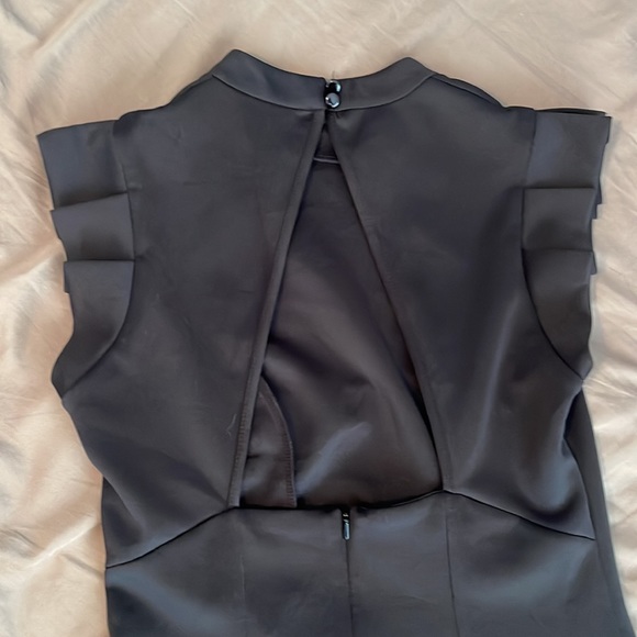 NWOT Tall midi high neck pencil dress with cut out back and shoulder detail - Picture 8 of 8